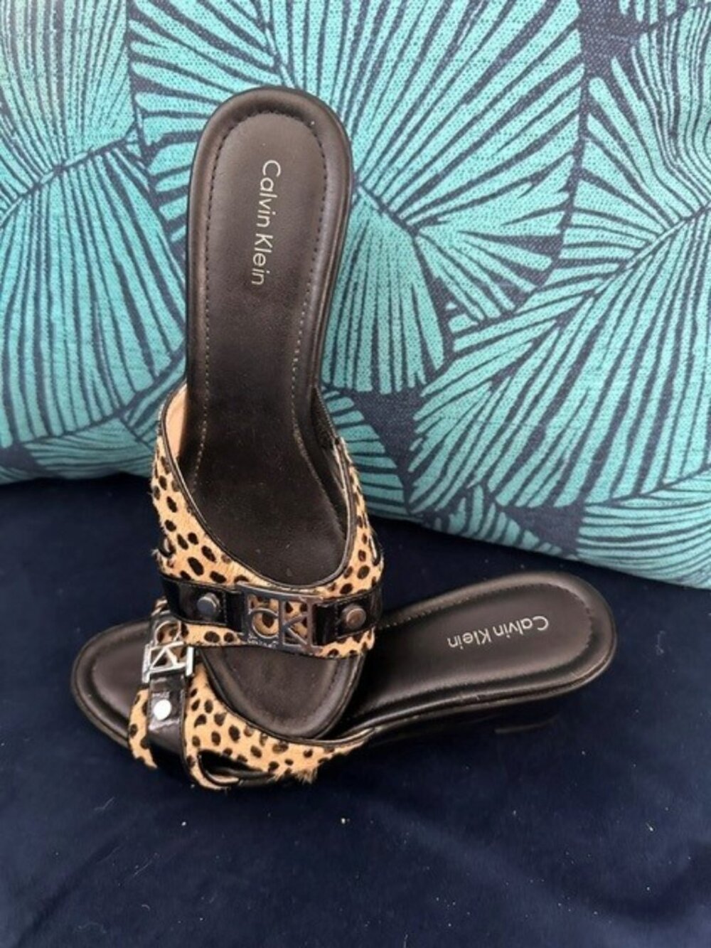 Calvin Klein open toe wedge sandal